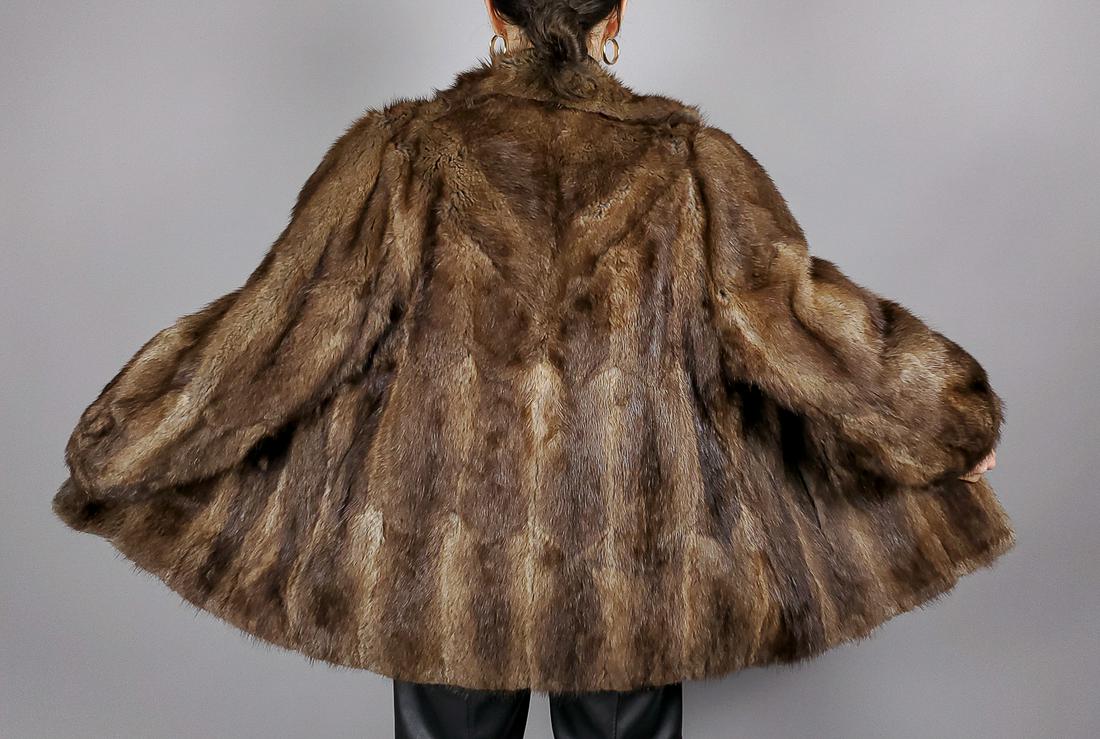 Brown Mink Fur Jacket (1 of 8)