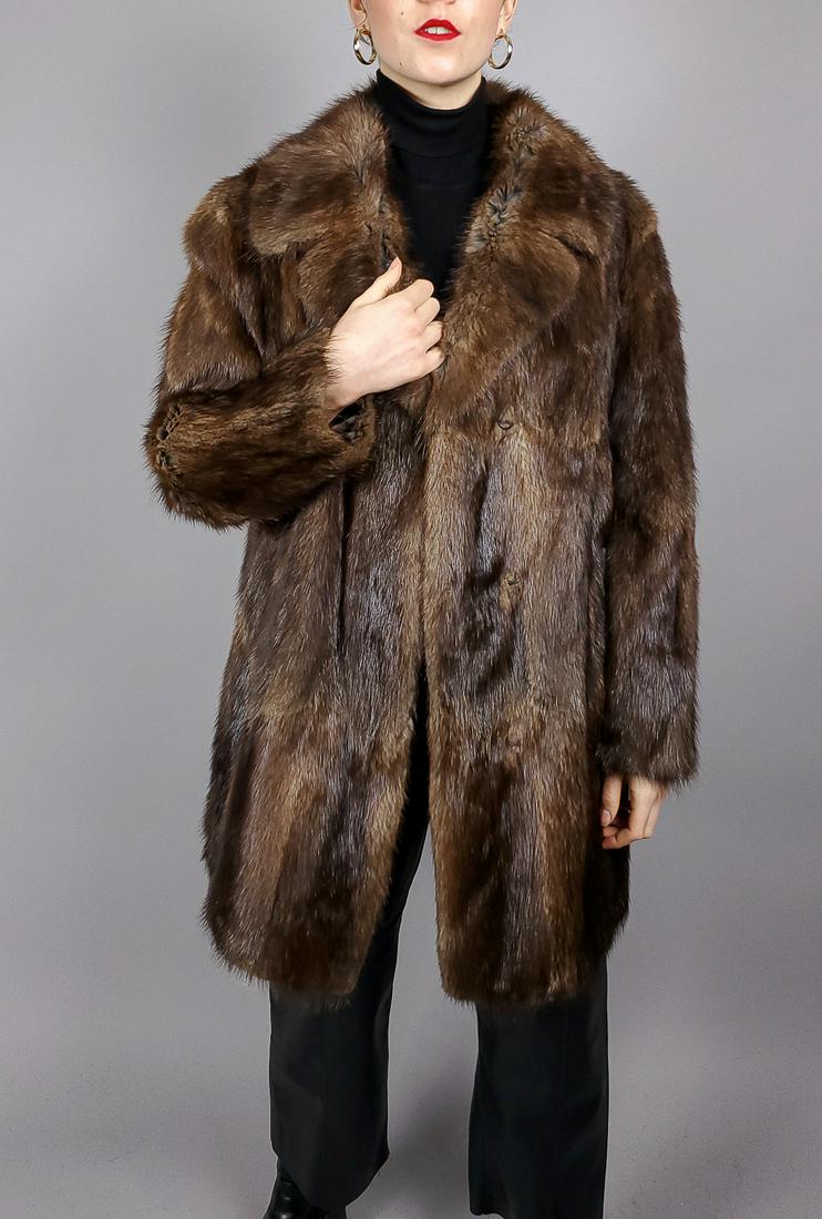 Brown Mink Fur Jacket (1 of 9)