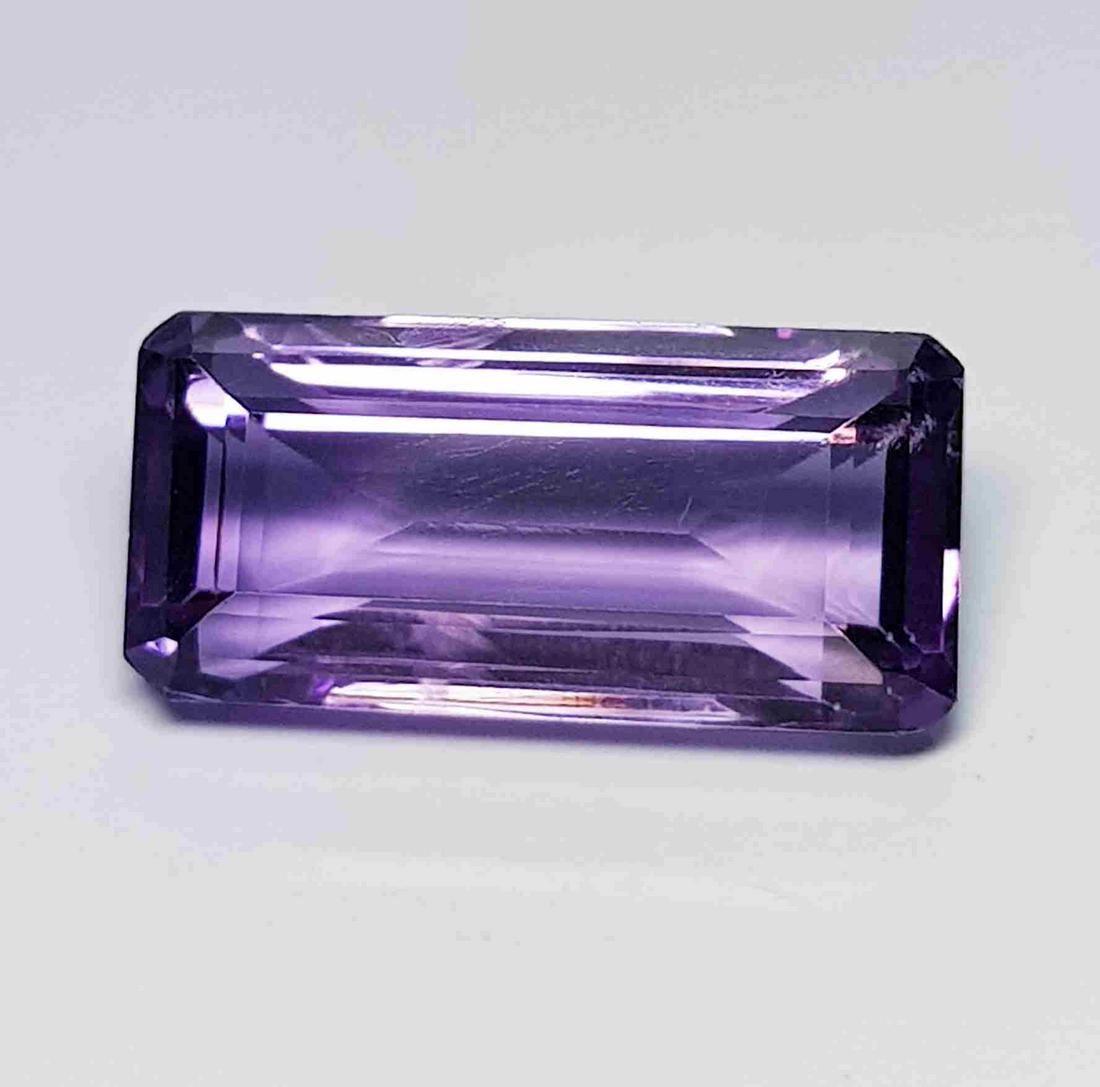Natural Amethyst Emerald Cut 15.22 ct (1 of 4)