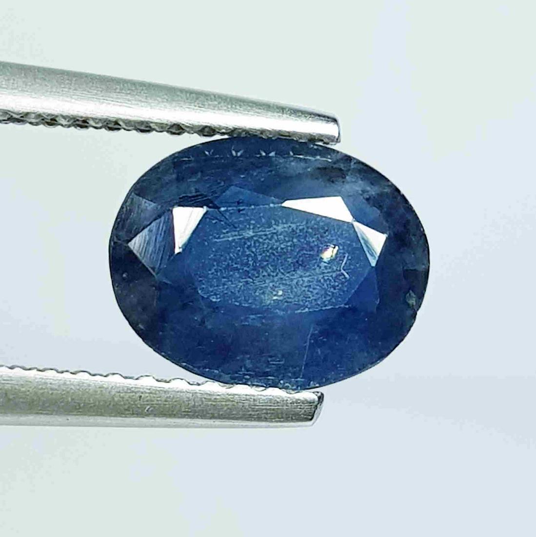 1.73 Ct Natural Faceted Sapphire Oval Cut (1 of 4)