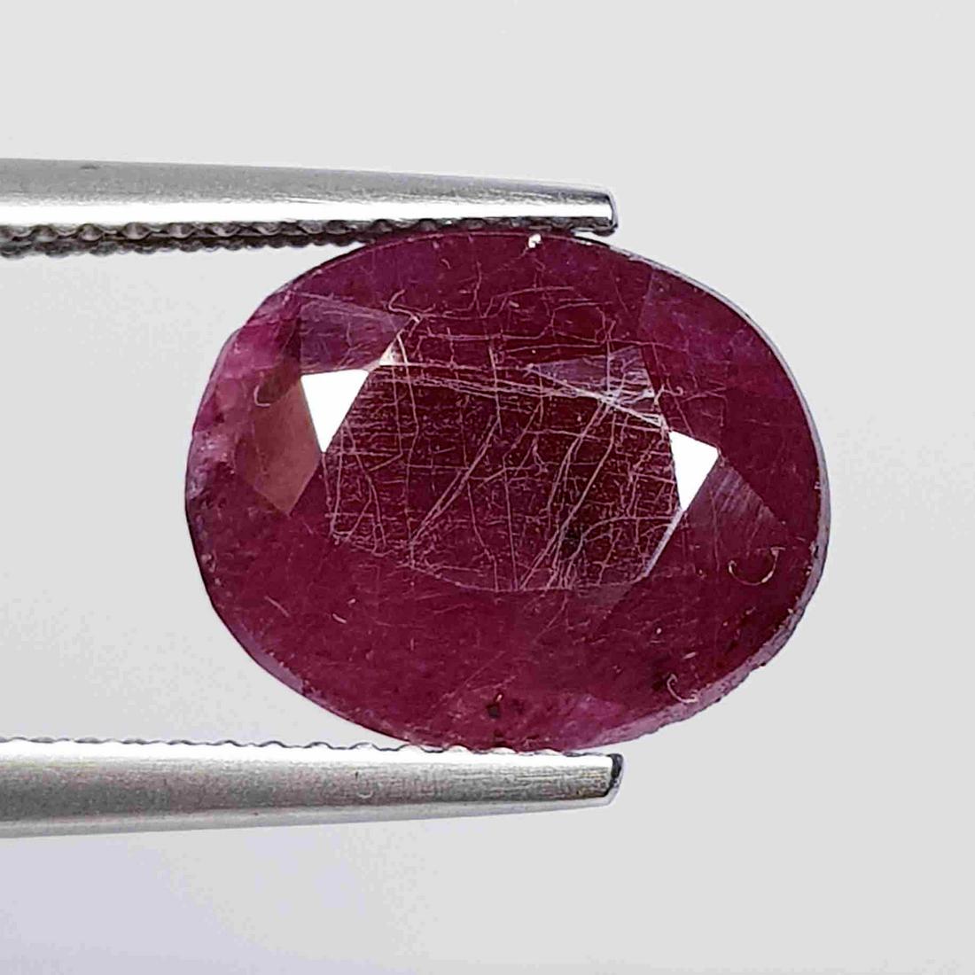 6.75 ct Natural Faceted Ruby (1 of 4)