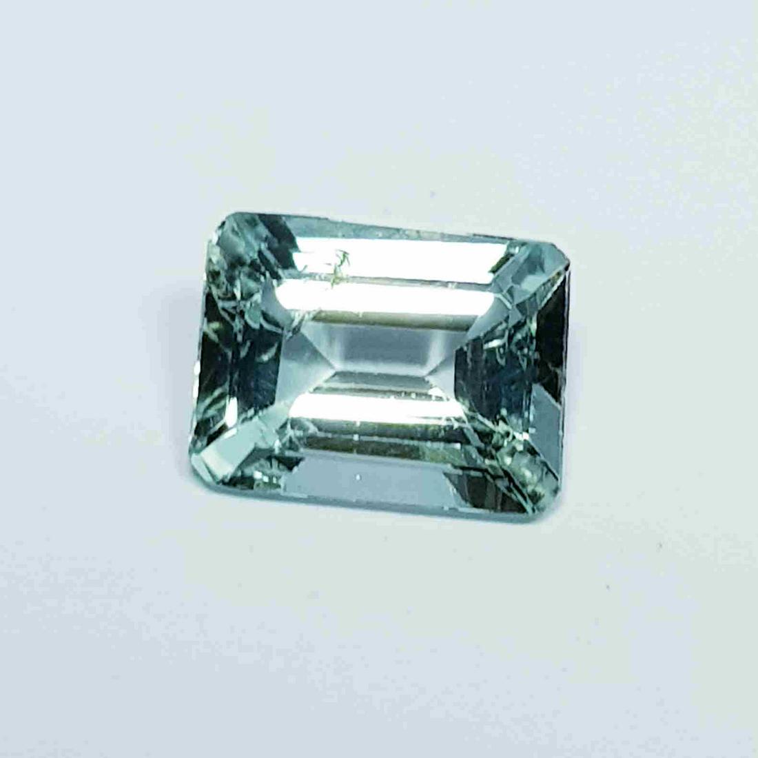 1.88 ct Natural Aquamarine Emerald Cut (1 of 4)