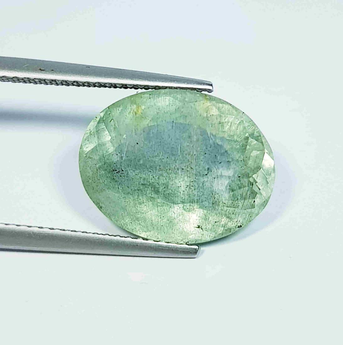 9.60 Ct Natural Aquamarine Oval Cut: No Reserve! Title: 9.60 Ct Natural Aquamarine Oval Cut Color/Clarity: Transparent Gemstones: Loosegemstone Carat Weights: 9.6 Size/Dimensions: 15.60 x 12.10 x 8.20 Additional Information: Oval / Brazi