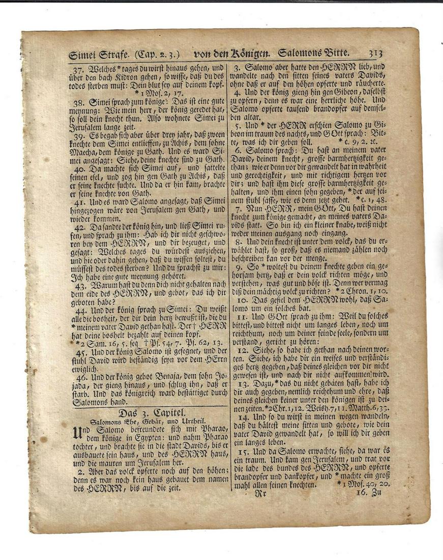 1776 Revolutionary War Bible Leaf Saur Germantown (1 of 2)