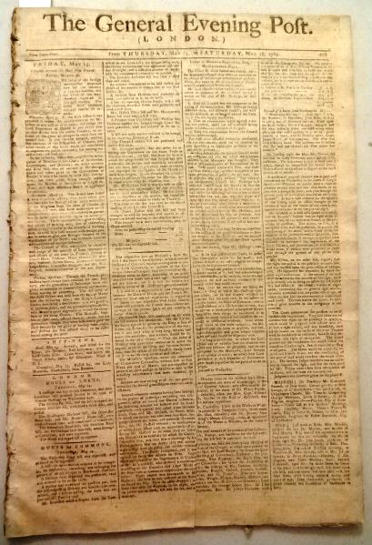 1789 Twelve Issues General Evening Post London (1 of 5)