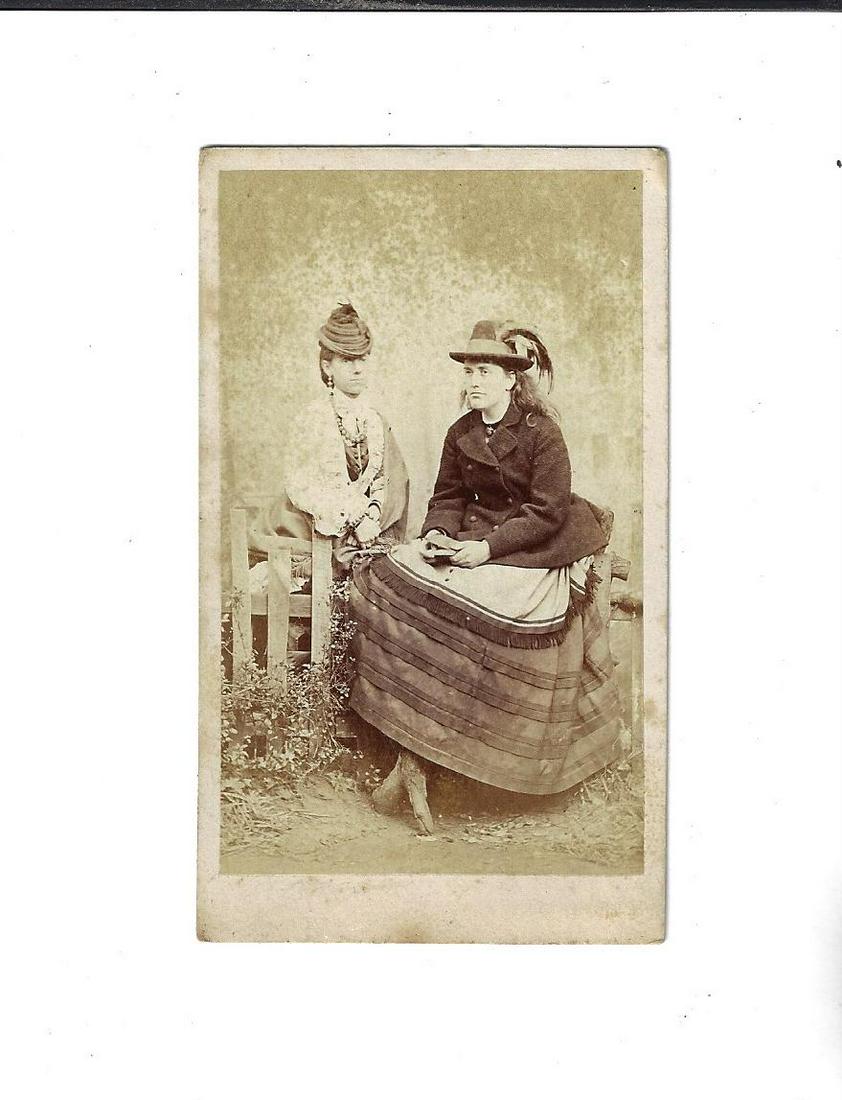 19th C Carte De Visite English Costume (1 of 2)