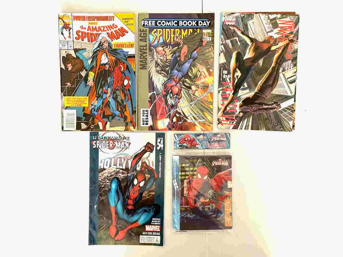 SPIDERMAN COMIC SET AND 3D PHOTO ALBUM (1 of 1)
