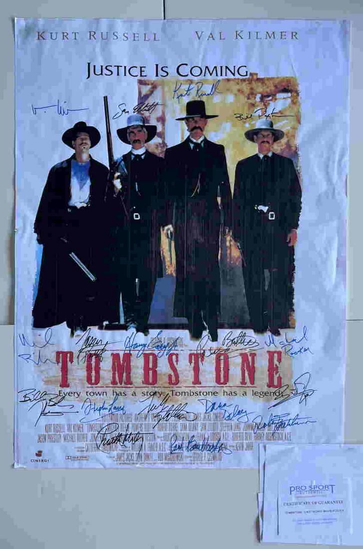 TOMBSTONE CAST SIGNED REPRINT (1 of 1)