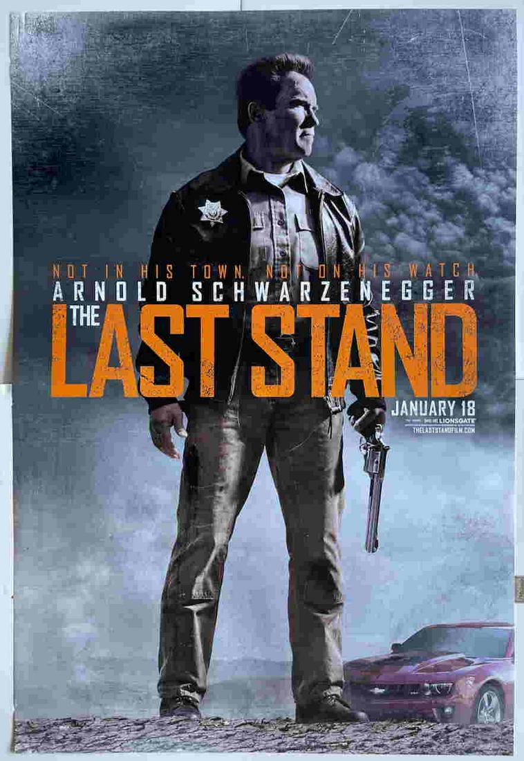 THE LAST STAND ONE SHEET: THE LAST STAND ONE SHEET. All these one sheet movie posters were used in a theater and have signs of wear. The body of the posters are good to vg. Reserve: $5.00 Shipping: Domestic: Flat-rate of $12.0