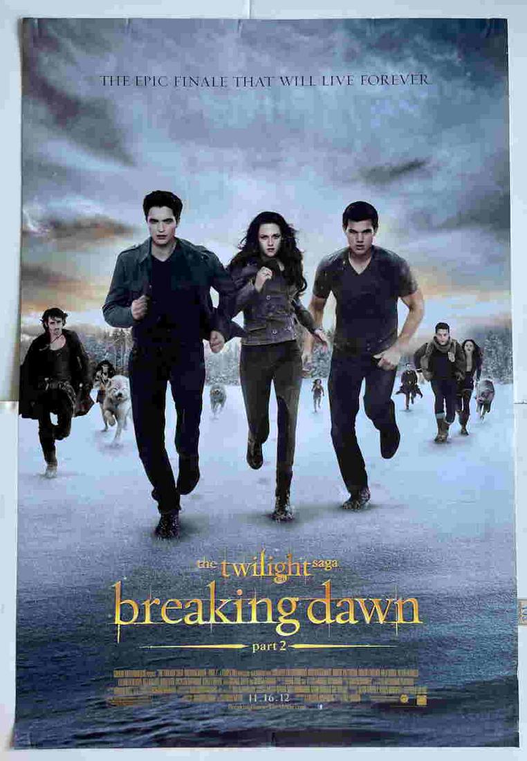 TWILIGHT SAGA BREAKING DAWN CAST ONE SHEET (1 of 1)