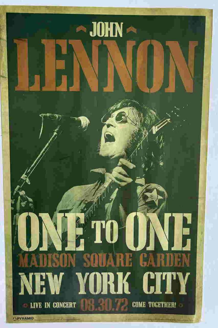 JOHN LENNON PROMO POSTER (1 of 1)