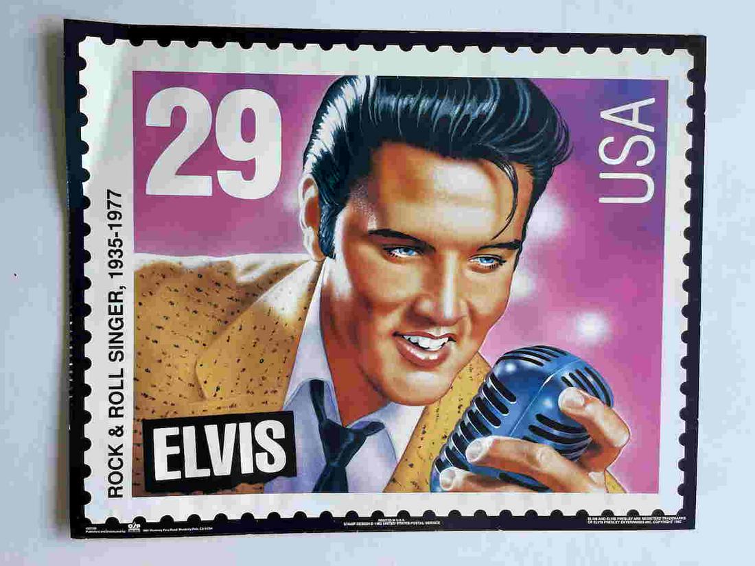 ELVIS PRESLEY STAMP POSTER (1 of 1)