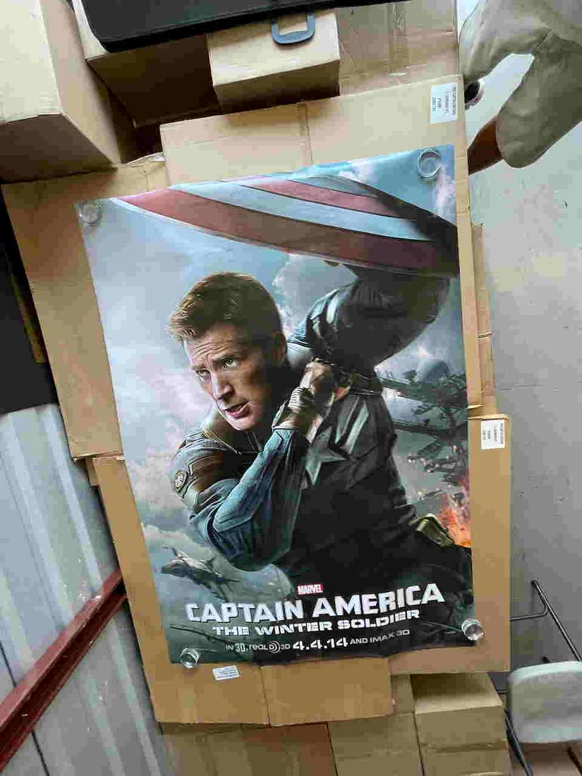CAPTAIN AMERICA SUBWAY/BUS STOP POSTER (1 of 1)