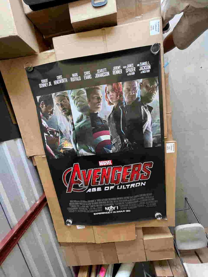 THE AVENGERS SUBWAY/BUS STOP POSTER (1 of 1)
