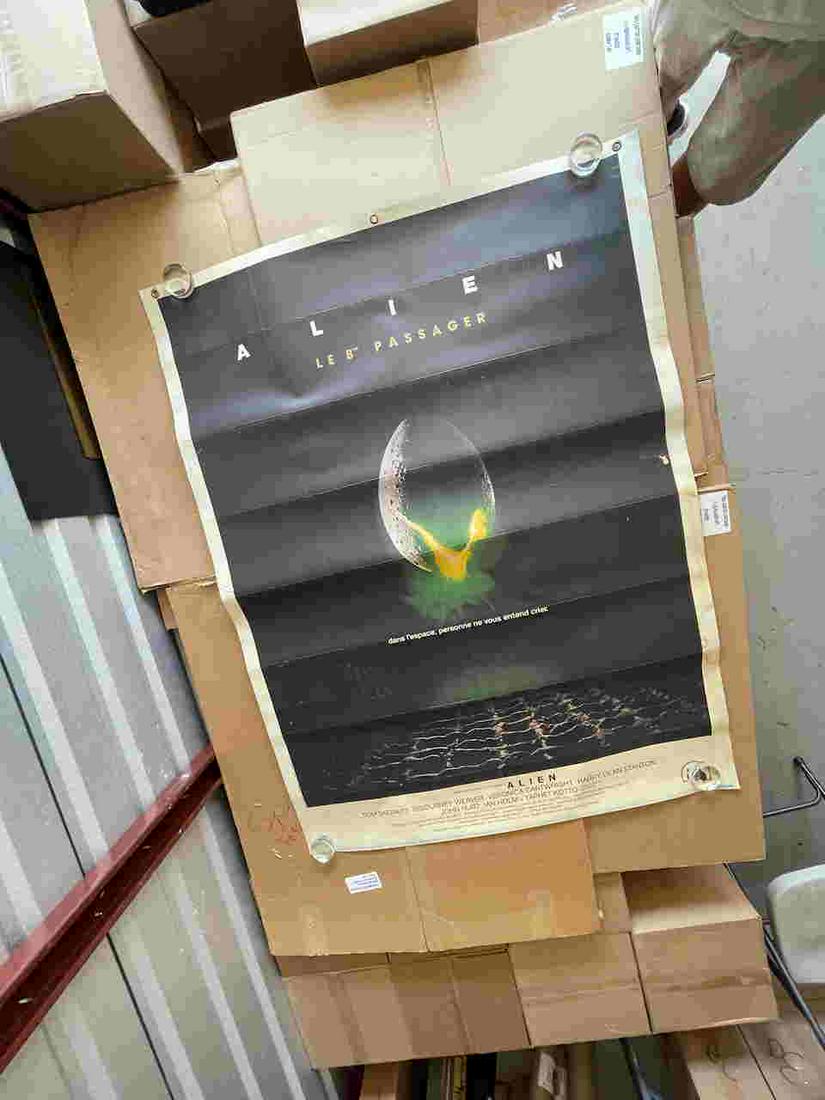 ALIEN FRENCH VERSION SUBWAY/BUS STOP POSTER (1 of 1)