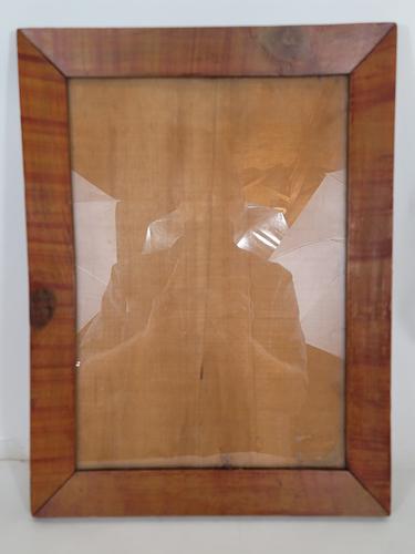 Tiger grained Pa decorated frame ca 1850 (1 of 3)