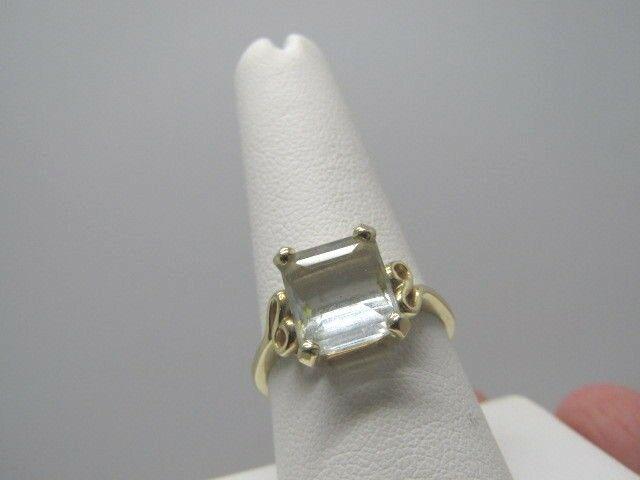 14kt Solid Gold Aquamarine Ring, size 9, 2.75cw, 3.94, (1 of 20)