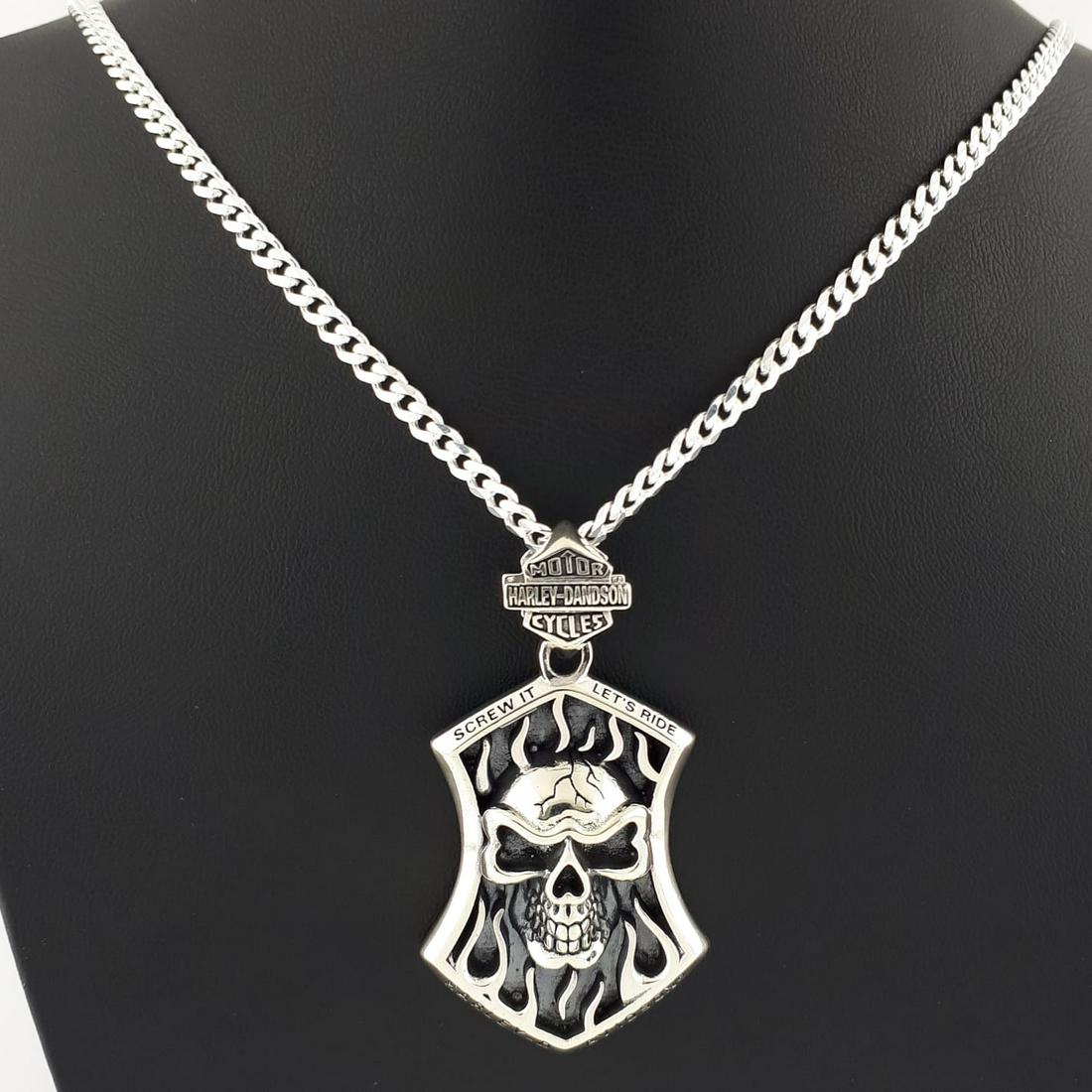 925 Sterling Silver - Necklace & Pendant Set (1 of 9)