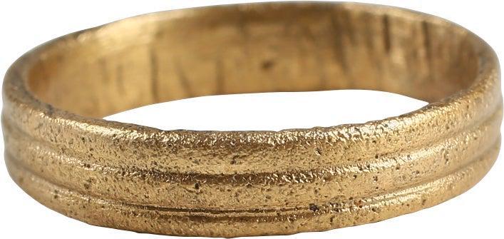 FINE VIKING WEDDING RING, 850-1050 AD SZ 6 ¼ (1 of 3)