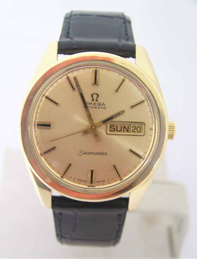 Vintage 14k Gold Cap OMEGA SEAMASTER Automatic Watch (1 of 12)