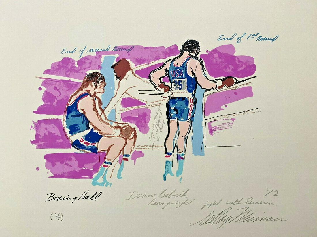 LEROY NEIMAN + OLYMPICS 1972 + HAND SIGNED SERIGRAPH + (1 of 8)