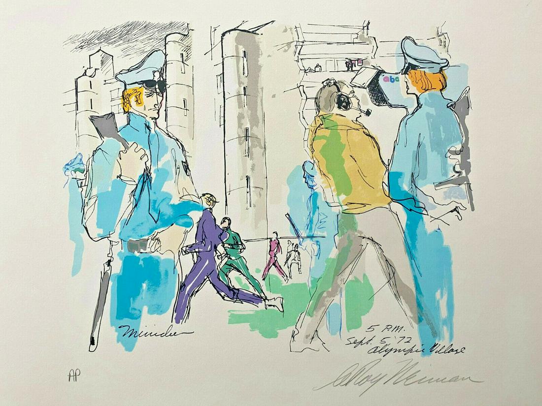 LEROY NEIMAN + OLYMPICS + HAND SIGNED + SERIGRAPH + (1 of 8)