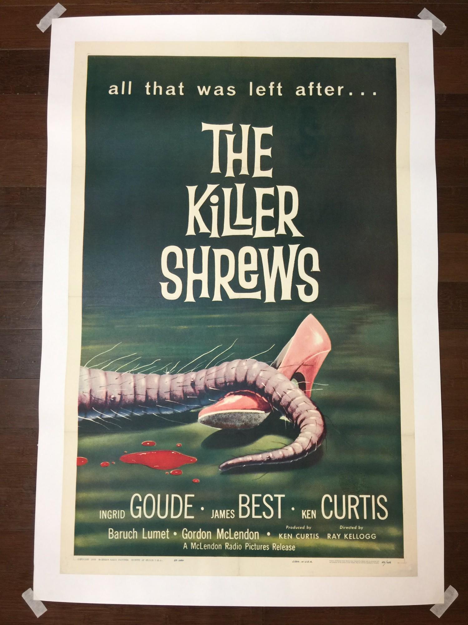 The Killer Shrews (1959) US One Sheet Movie Poster LB - (1 of 4)