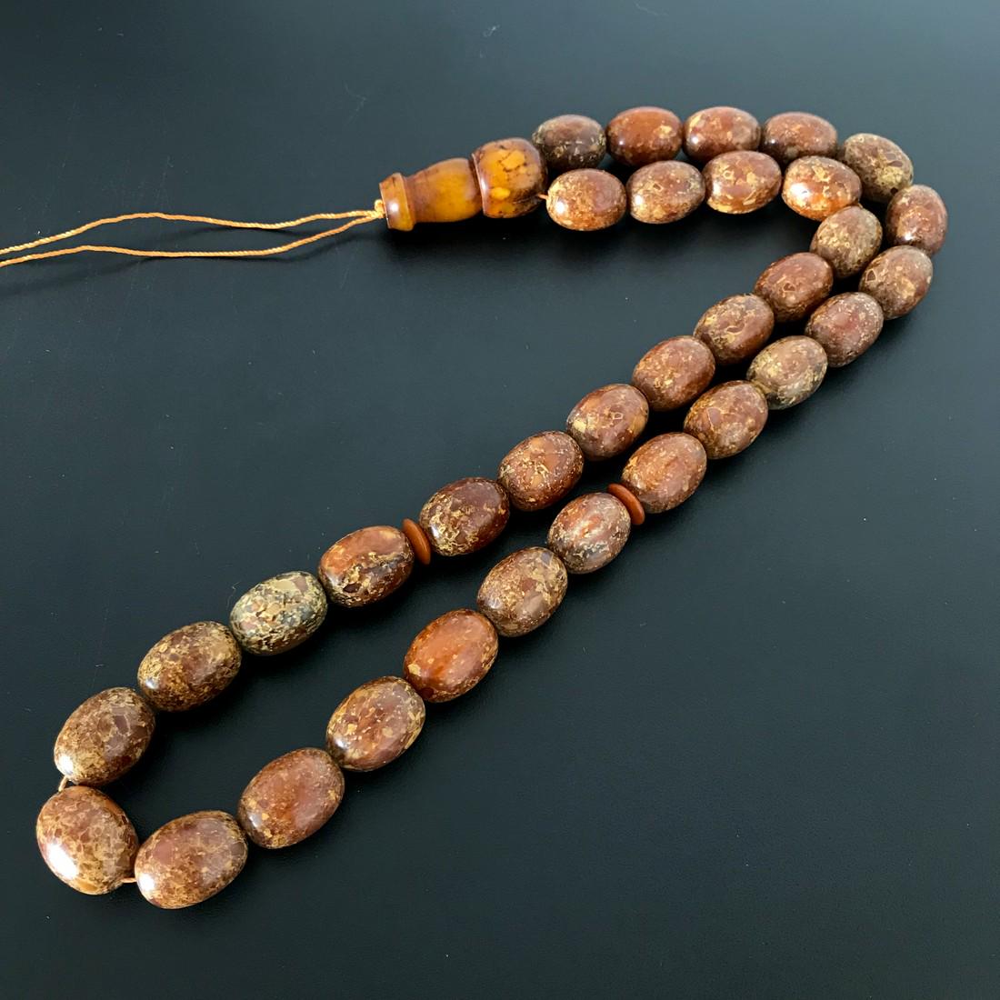 Old German amber beads 69g tesbih misbaha (1 of 10)