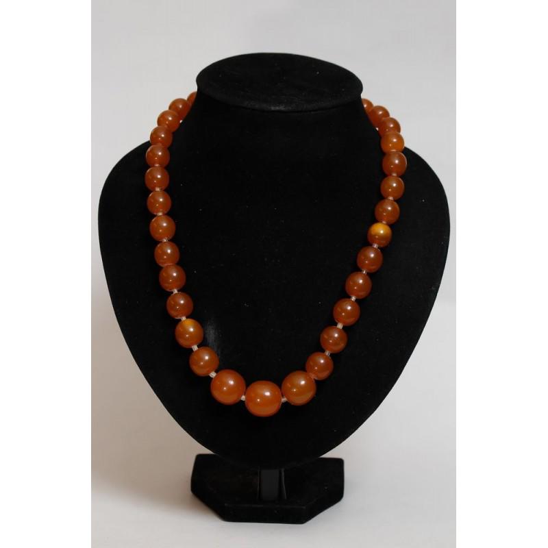 Kenigsberg 1930 Baltic amber necklace butterscotch egg (1 of 10)
