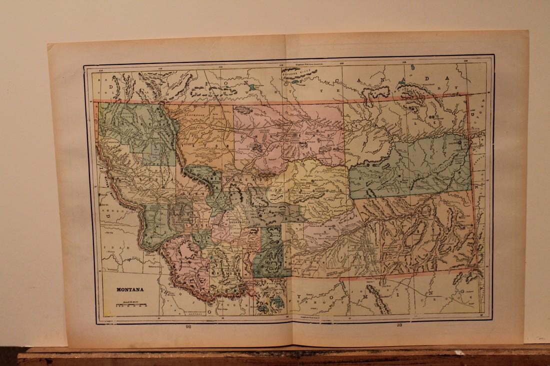 1889 Map of Montana (1 of 3)