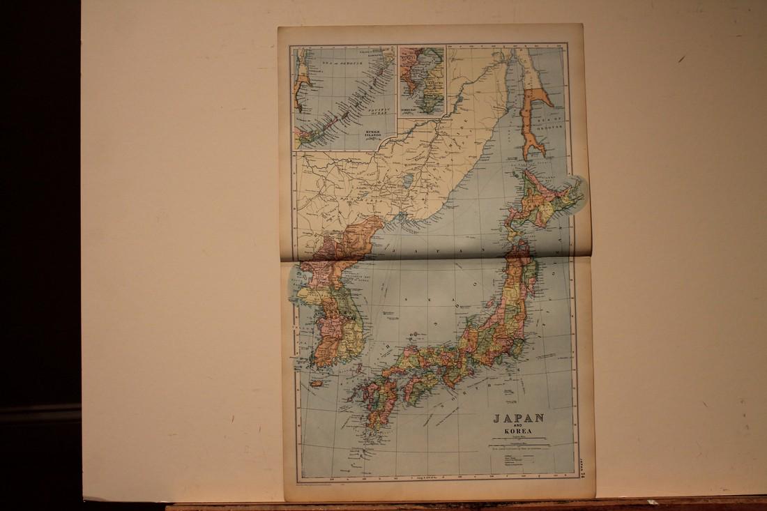 1892 Map of Japan and Korea (1 of 3)