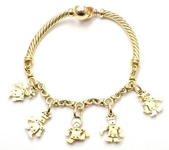 Pomellato 18k Yellow Gold King & Queen Charm Bracelet: Pomellato 18k Yellow Gold King & Queen Charm Bracelet Pomellato 18k Yellow Gold King & Queen Charm Bracelet Product Description About This Piece: About Pomellato: What with the ceiling-high