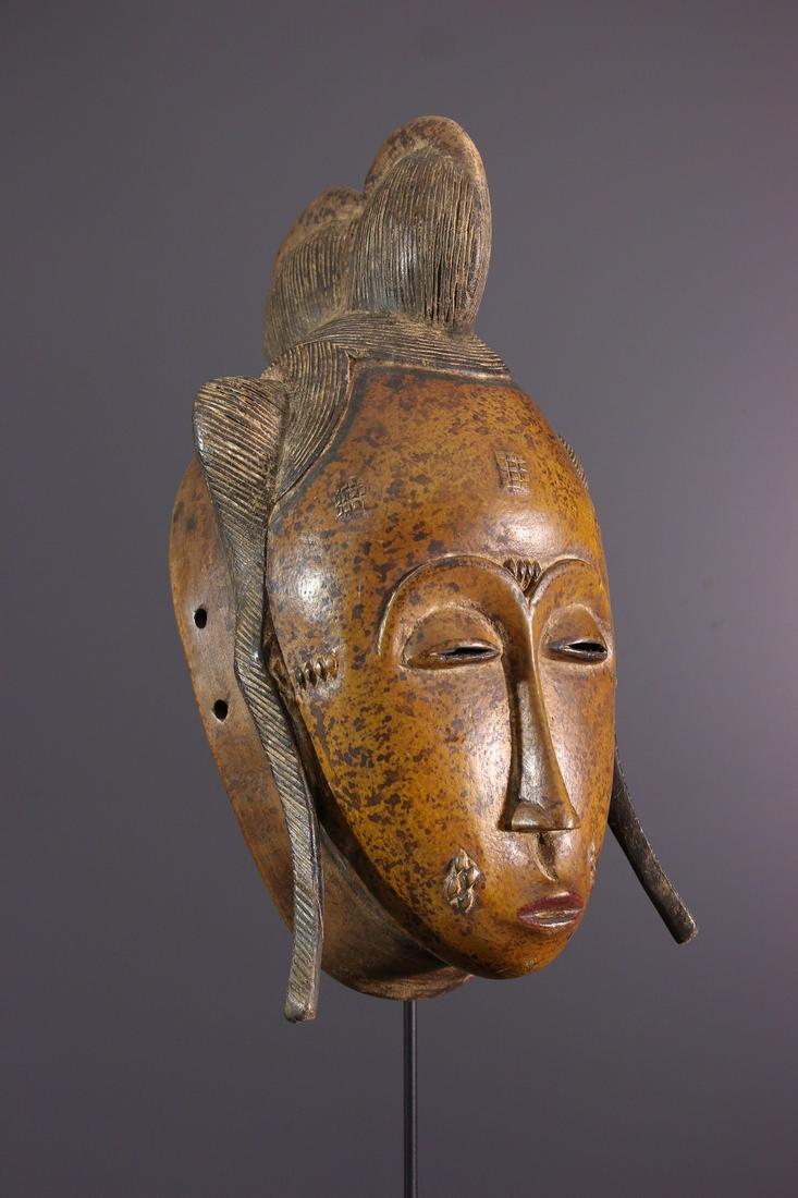 Baule Ndoma large mask - Ivory Coast - African Art (1 of 9)