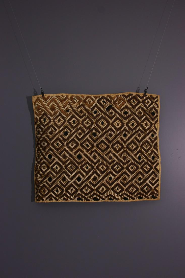 Kasai Shoowa Velvet Panel - DRC Congo - African Art (1 of 4)