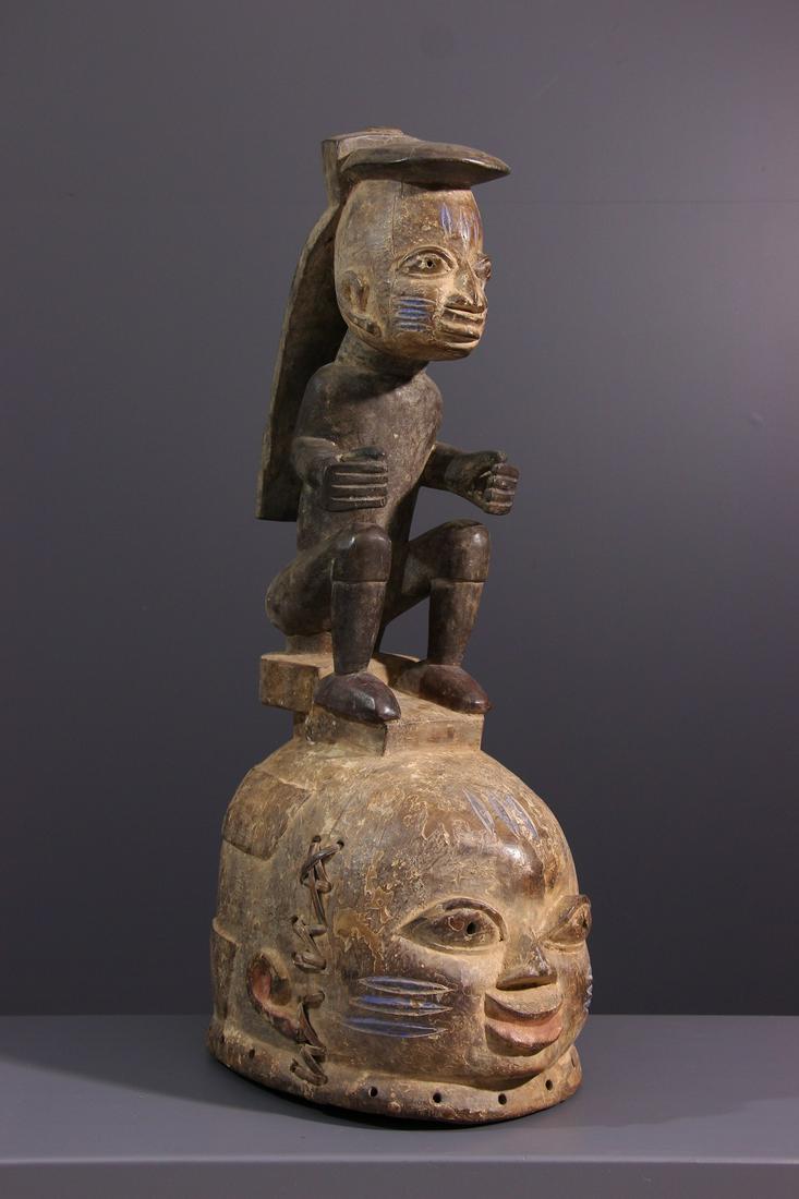 Gelede Yoruba Crest Mask - Nigeria - African Art Tribal (1 of 11)