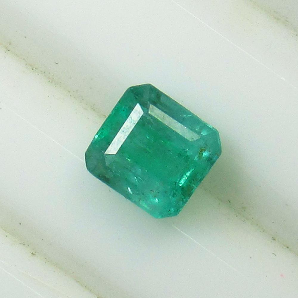 1.35 Ct Natural Zambian Emerald Octagon Cut (1 of 2)