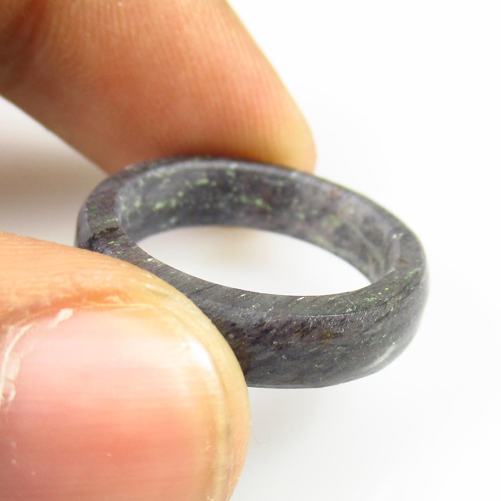 10.46 Ct Natural Dendrite Opal Round Ring (1 of 2)