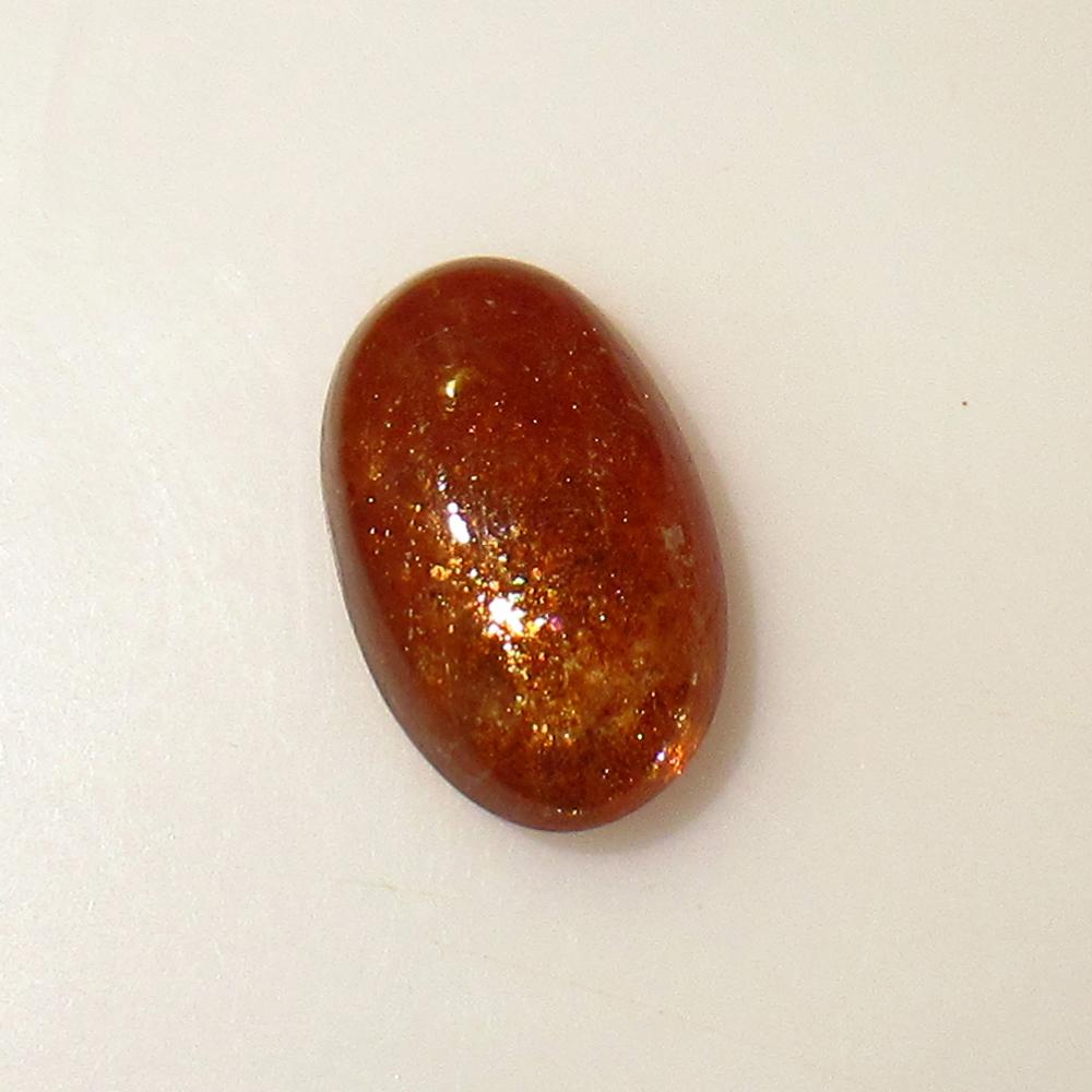 2.74 Ct Natural Orange Sunstone Oval Cab: No Reserve! Title: 2.74 Ct Natural Orange Sunstone Oval Cab Stone Clarity: Opaque Gemstone: Natural Sunstone Carat Weight: 2.74 Dimensions: 11.90 x 7.50 x 4.30 mm Additional Information: Excellent Ova