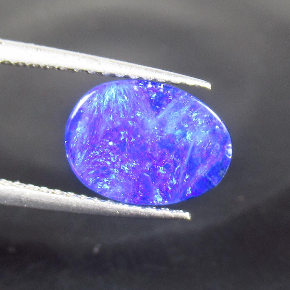 2.30 Ct Natural Australian Doublet Opal Oval Cabochon (1 of 2)