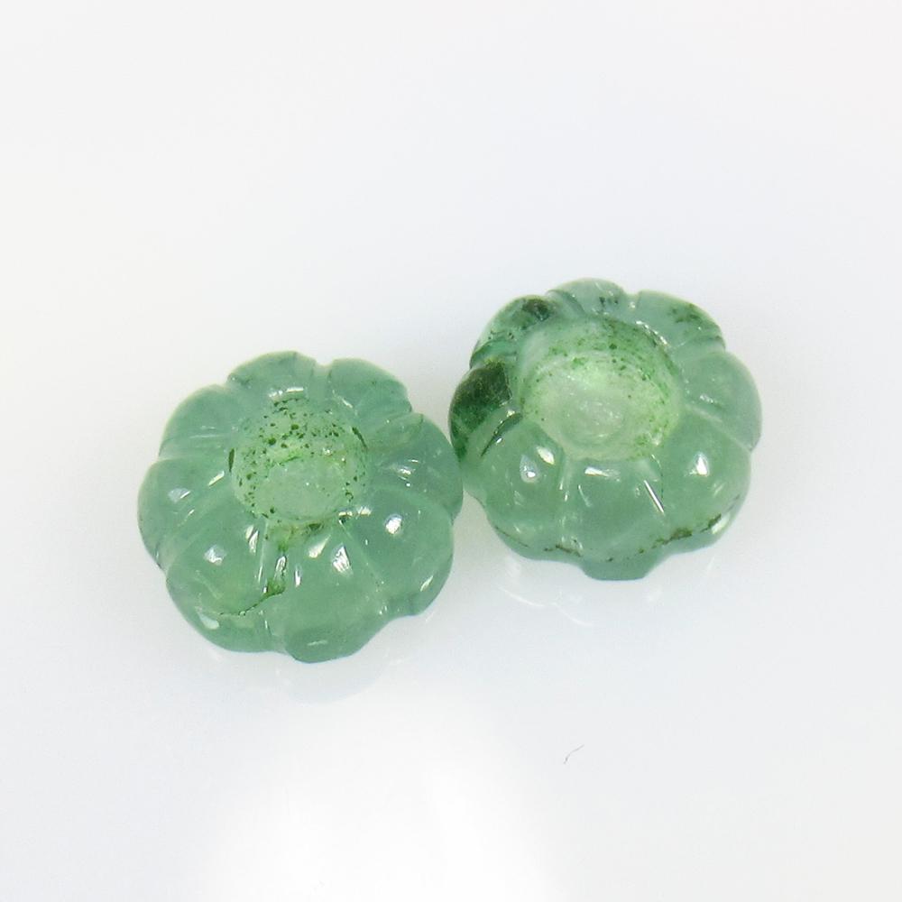 7.95 Ct Natural Flourite Carving Pair (1 of 2)