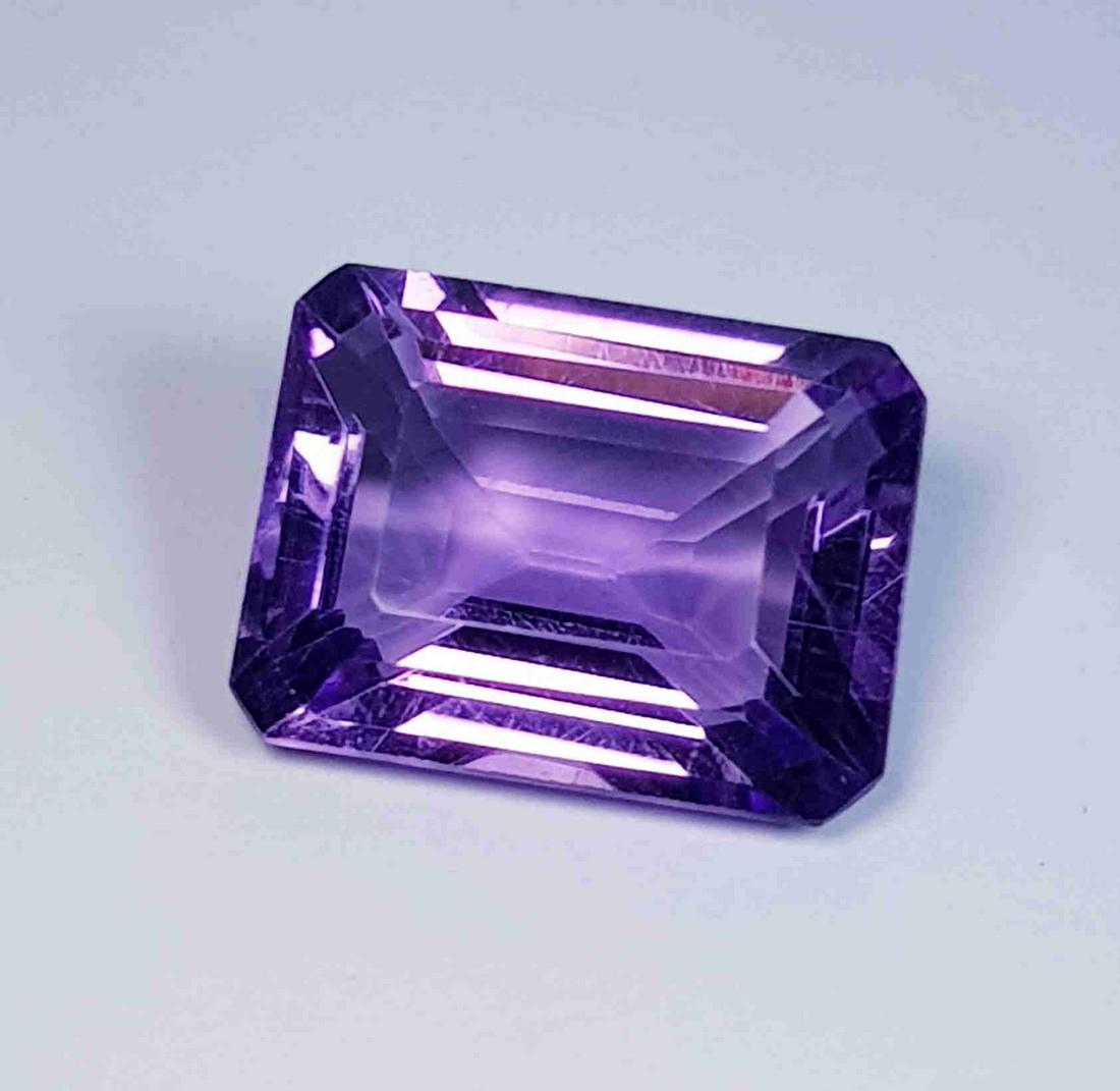 Natural Amethyst Octagon Cut 6.50 ct: No Reserve! Title: Natural Amethyst Octagon Cut 6.50 ct Color/Clarity: IF - VVS Gemstones: Loosegemstone Carat Weights: 6.5 Size/Dimensions: 13.80 x 10.60 x 6.30 Additional Information: Octagon - Braz