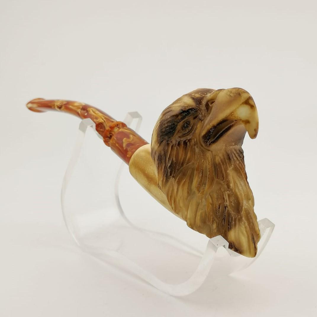 Eagle Head Specially Colored with Burn Technique,Hand (1 of 10)