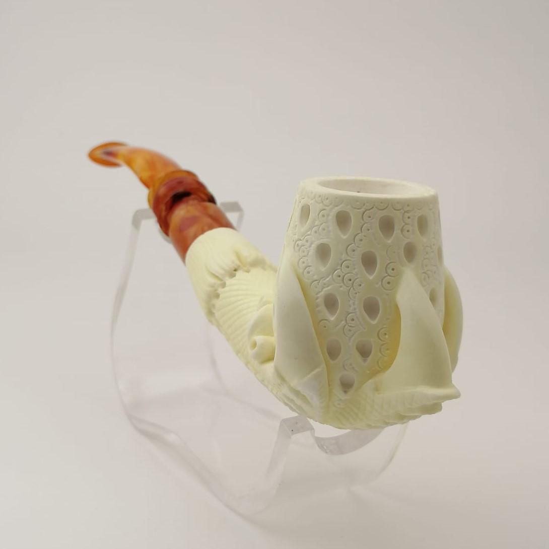 Eagle Claw,Hand carved Meerschaum Pipe. (1 of 11)