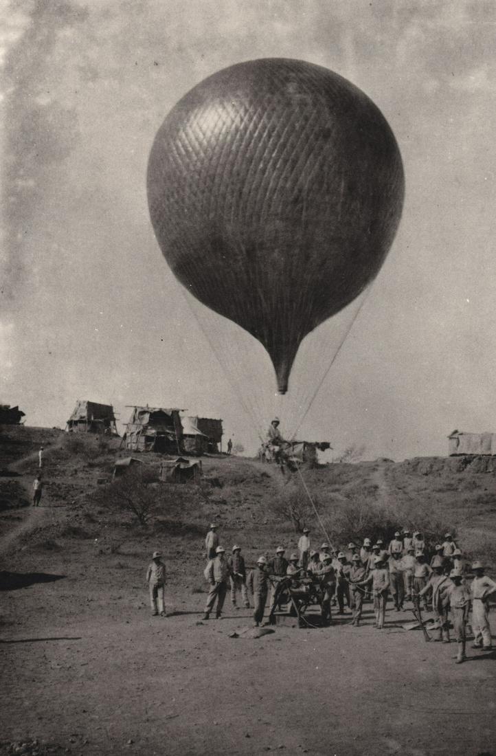 LUIGI FIORILLO - Observation Balloon, Abyssinia ca 1895 (1 of 1)