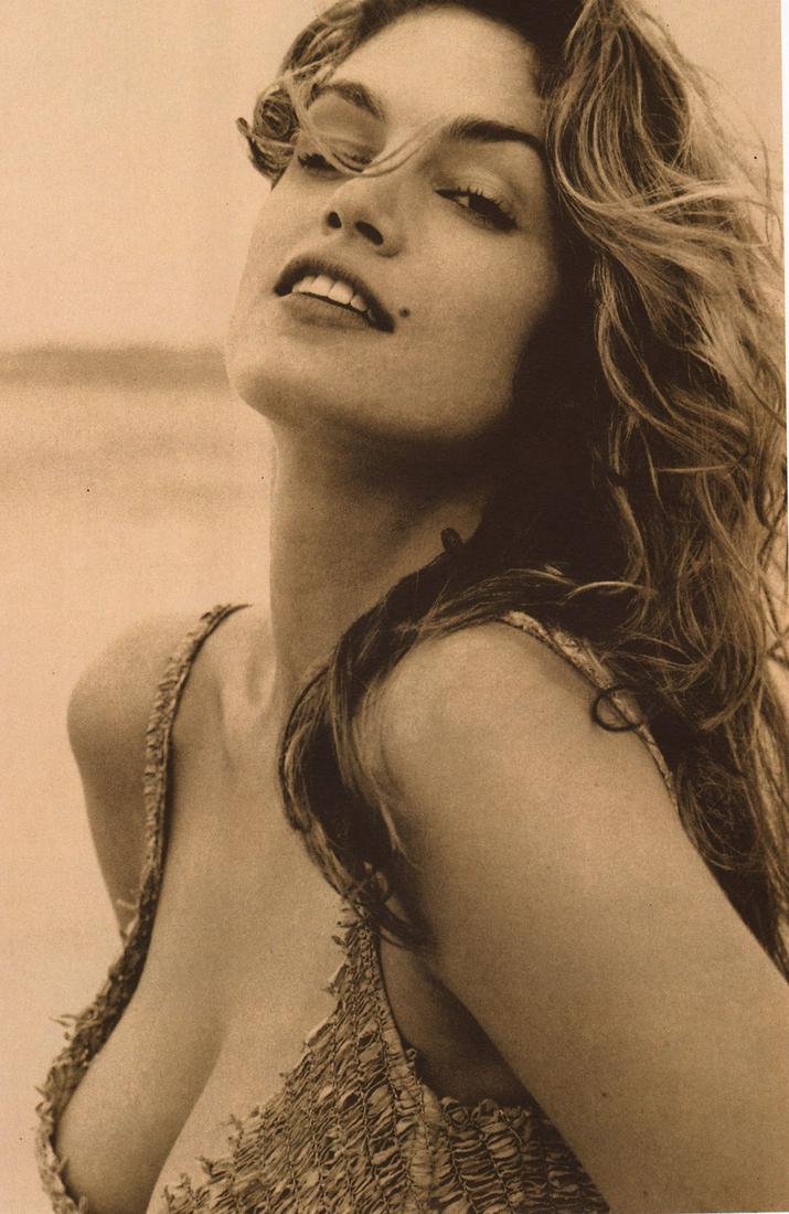 HERB RITTS - Cindy Crawford in June of 1994, Bahamas (1 of 1)