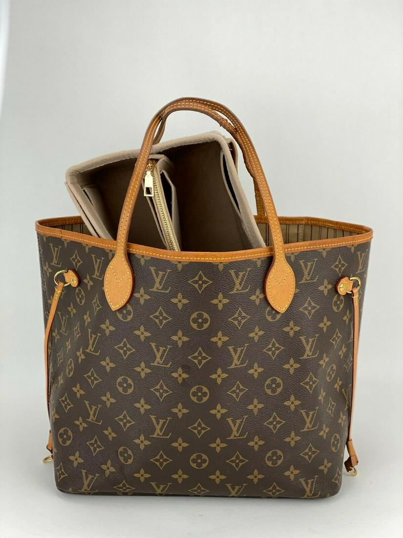 Louis Vuitton Neverfull MM Brown Monogram Canvas (1 of 20)