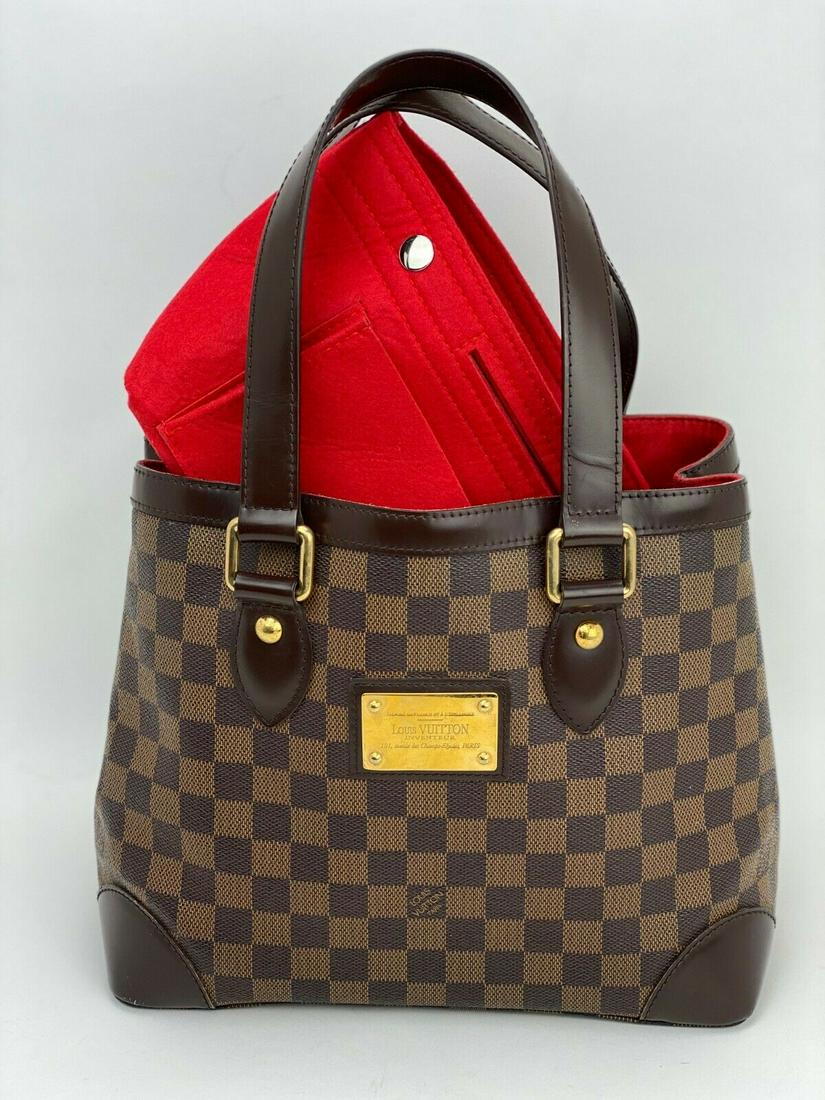 LOUIS VUITTON Hampstead PM Damier Ebene Brown Canvas (1 of 20)