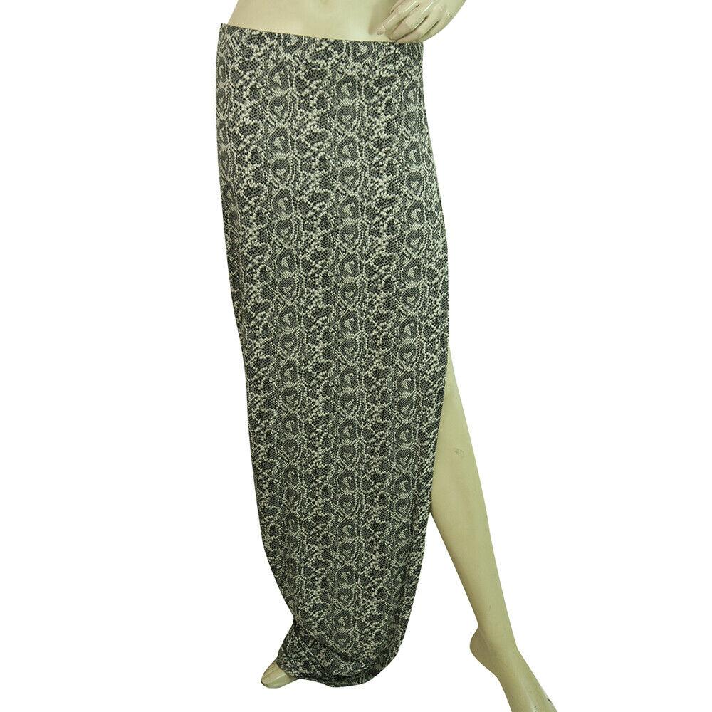 Thakoon Black & White Snake Pattern Maxi Long Skirt or (1 of 14)