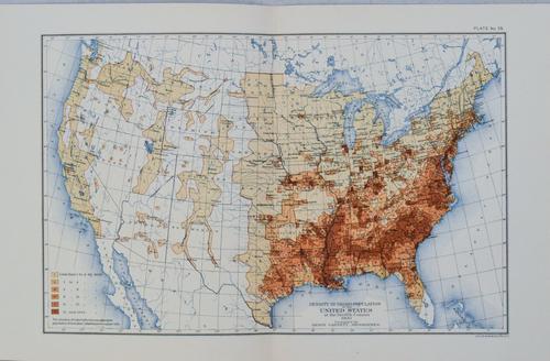 1900 US Census Map of African American Populations -- (1 of 1)