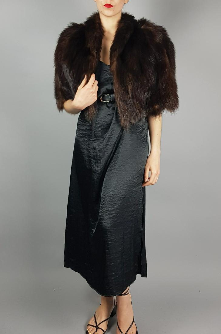 BROWN MINK FUR CAPE (1 of 10)